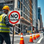 Halteverbot bei Fassadenarbeiten – schnell beantragen