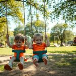 Bequeme Schaukeln für kleine Entdecker